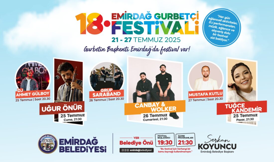 Emirdağ Belediyesi tarafından geleneksel hale getirilen ve her yıl büyük