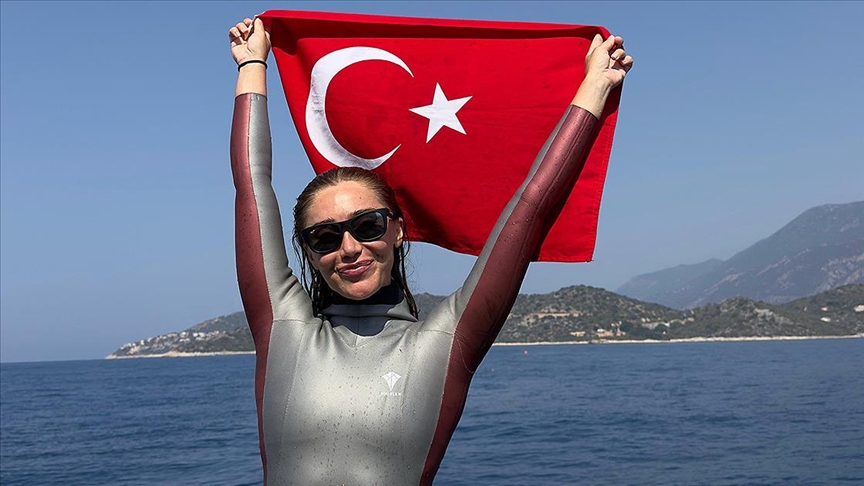 Antalya'da düzenlenen Serbest Dalış Deniz Açıksu Büyükler ve Masterlar Bireysel