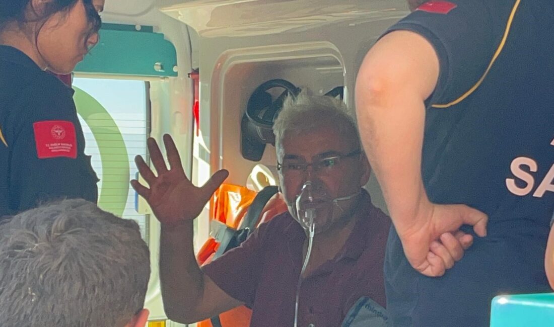 Eskişehir'in Seyitgazi ilçesinde çıkan orman yangınını söndürme çalışmaları sırasında alevlerin