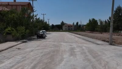 Dinar Belediyesi, altyapı ve üstyapı yatırımları kapsamında Korubaşı Mahallesi’nde yürütülen