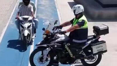 Sandıklı Belediyesi Zabıta Müdürlüğü, ilçe genelinde bisiklet yollarının motorlu araçlar