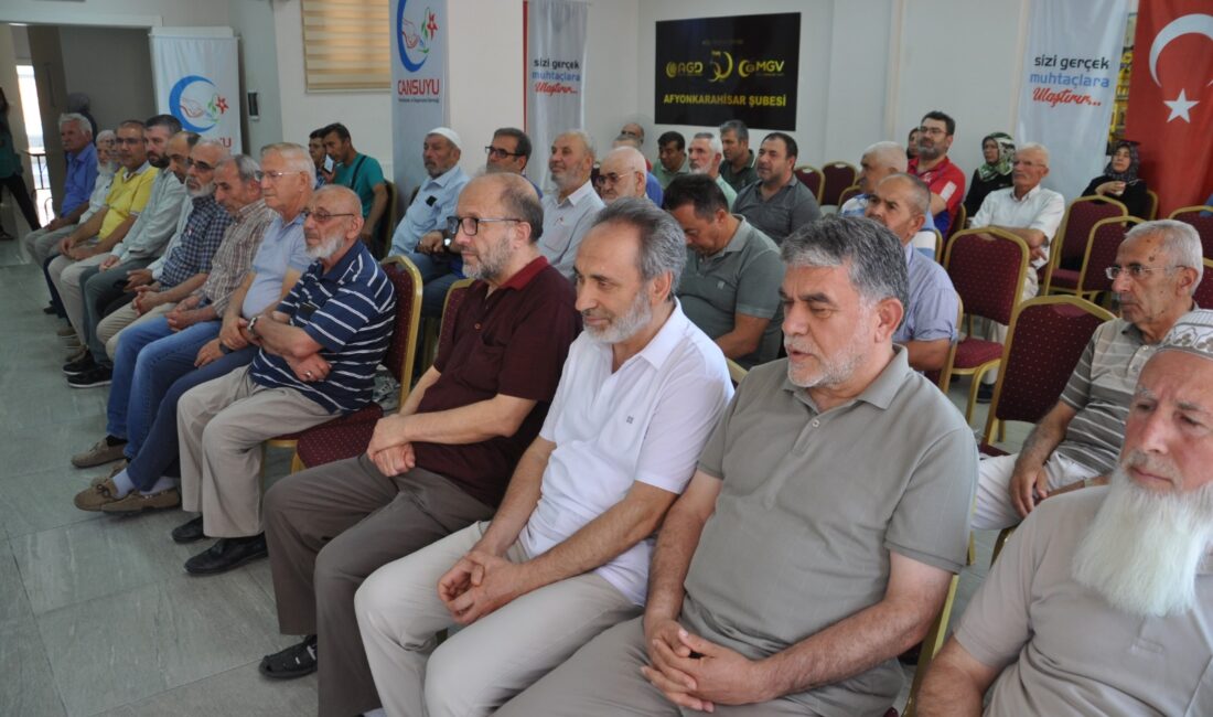 Cansuyu Derneği Genişletilmiş Teşkilat Toplantısı, Afyonkarahisar’da gerçekleştirildi.