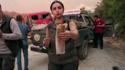 Sakarya'nın Taraklı ilçesinde başlayarak Bilecik'e yayılan orman yangınıyla mücadele esnasında,