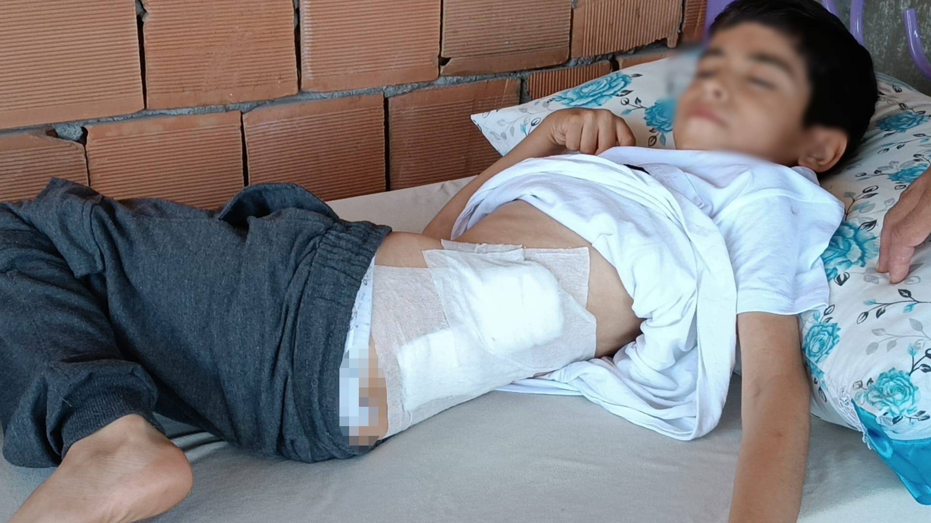 Batman'da, evinin bahçesinde oyun oynamakta olan 8 yaşındaki bir çocuk,