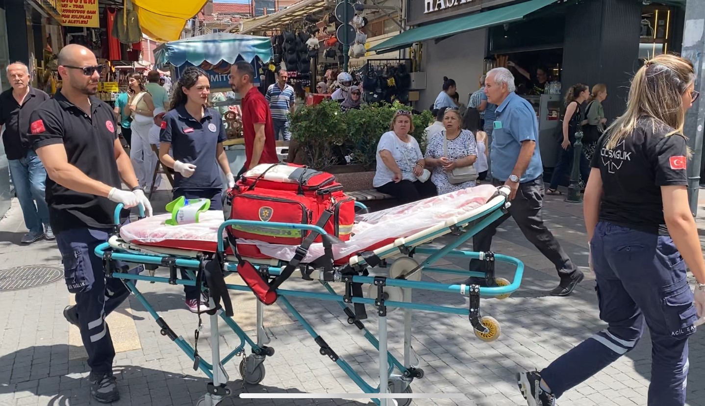 Eskişehir’de yaşanan sıra dışı bir olayda, bisikletinden düşen bir vatandaş