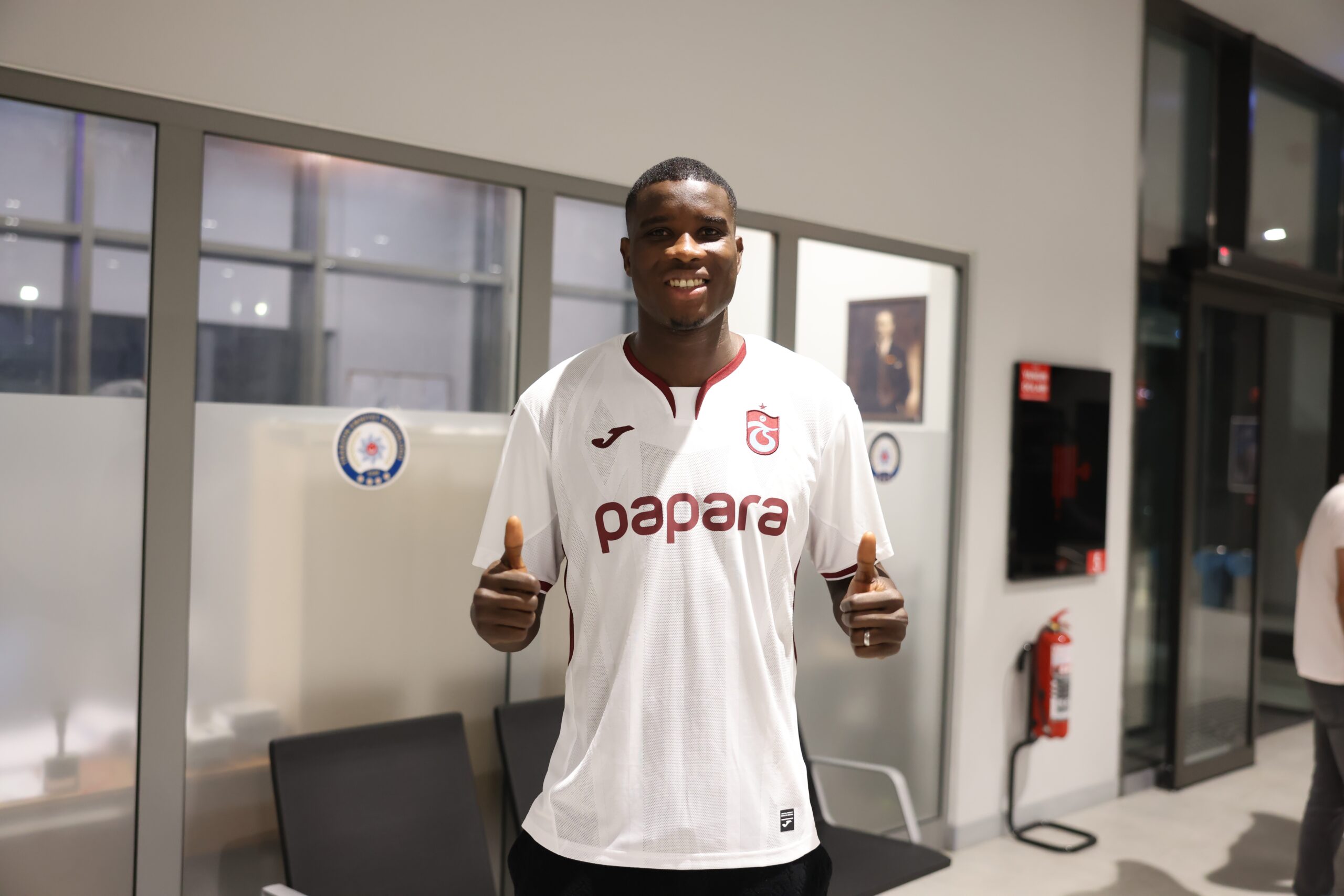 Trabzonspor'un 2023-2024 sezonunda kiralık olarak forma giyen golcü futbolcusu Paul