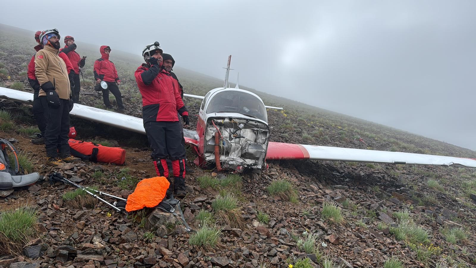 Eskişehir Sivrihisar'dan Rize'ye seyir halindeki özel bir jet, Rize-Bayburt sınırındaki