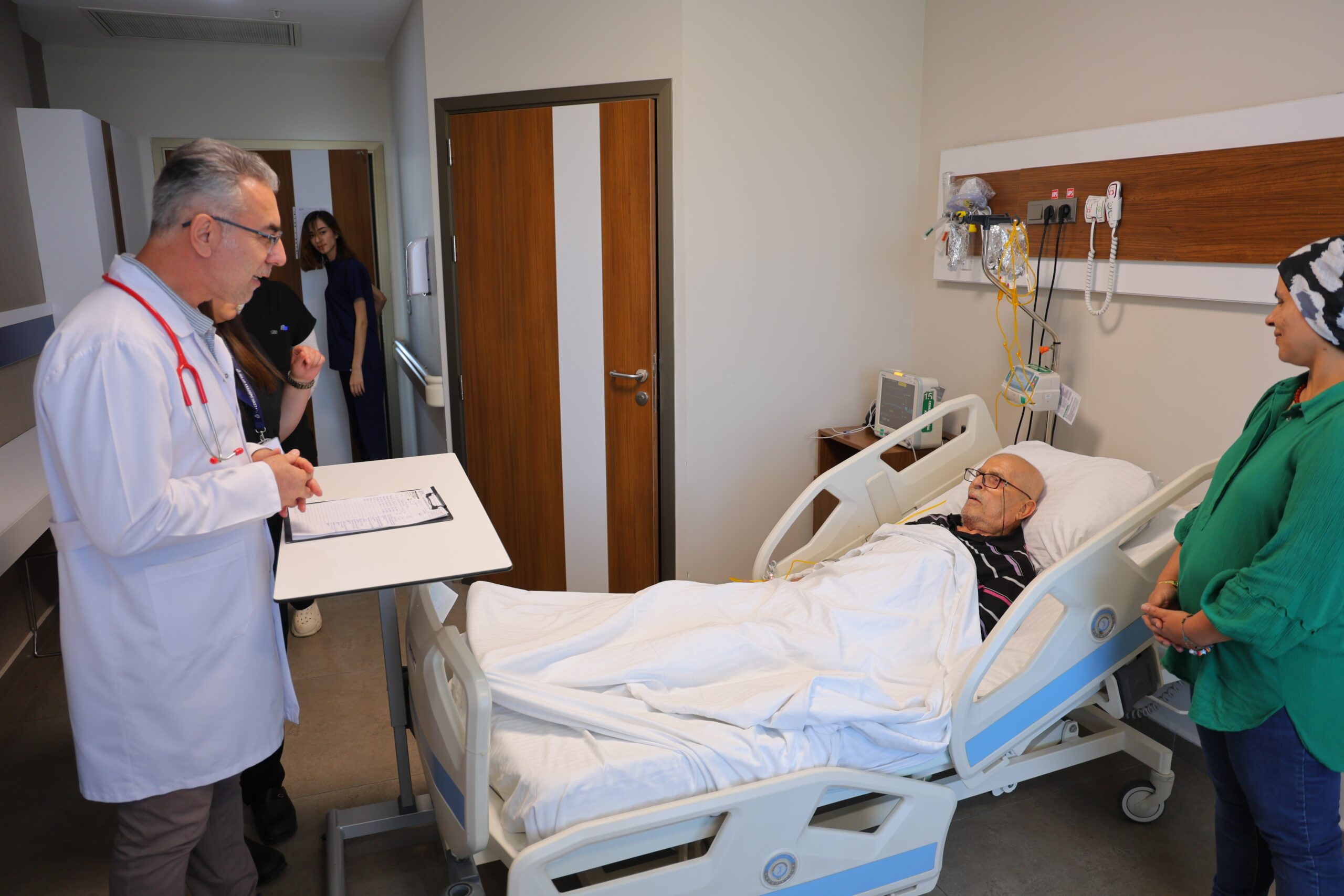 Kahramanmaraş'ta, dördüncü evre akciğer kanseri teşhisiyle tedavi gören 74 yaşındaki
