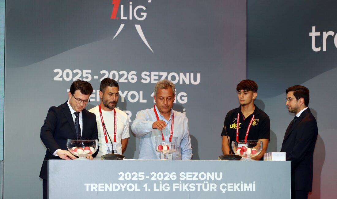 Türkiye Futbol Federasyonu tarafından gerçekleştirilen kura çekimi ile 1. Lig'in