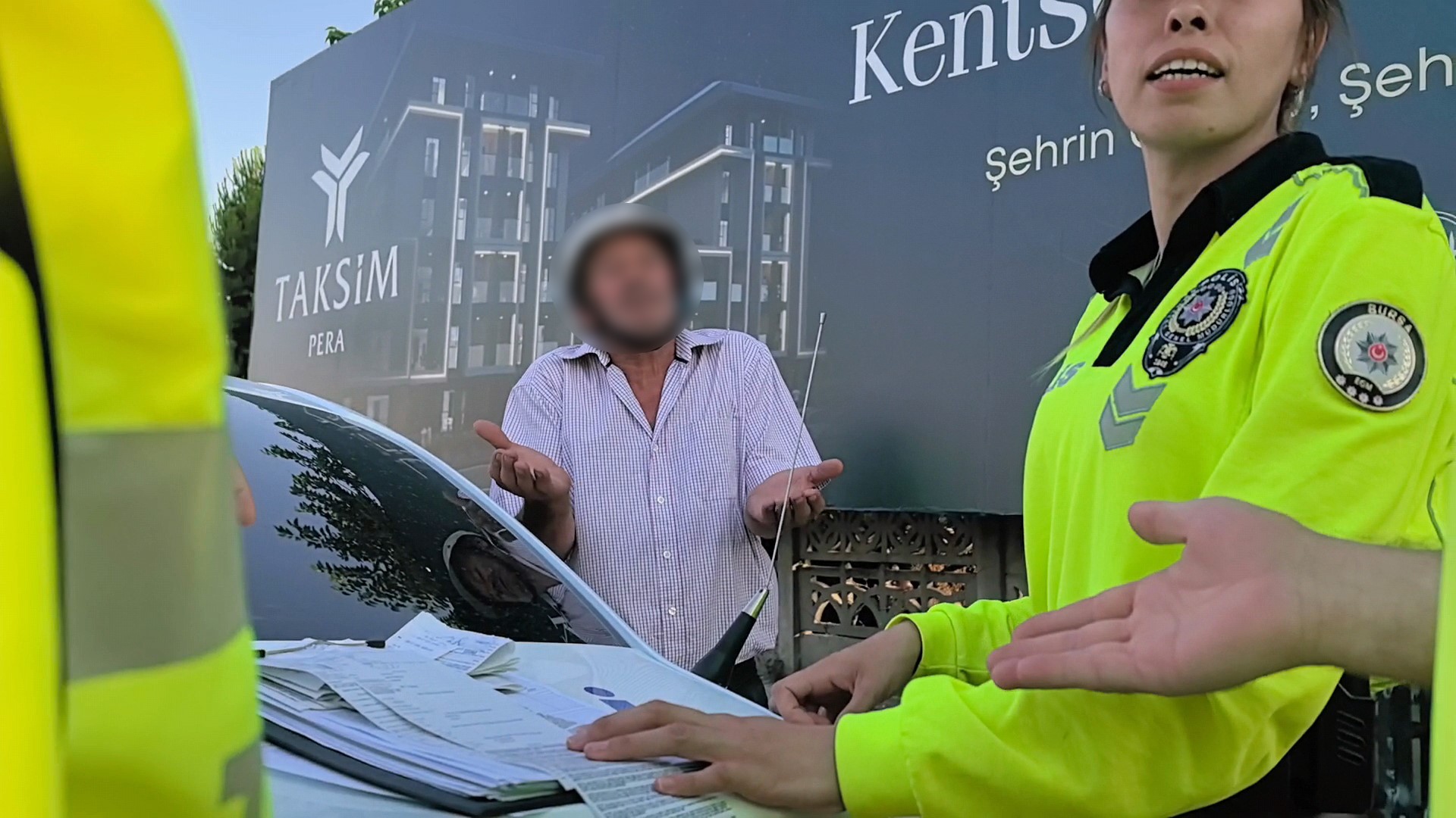 Bursa'nın İnegöl ilçesinde gerçekleştirilen trafik denetimleri sırasında, 1.38 promil alkollü