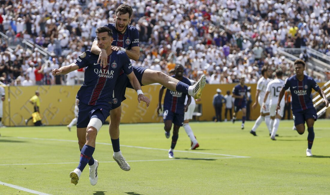 2025 FIFA Kulüpler Dünya Kupası yarı final mücadelesinde Paris Saint-Germain,