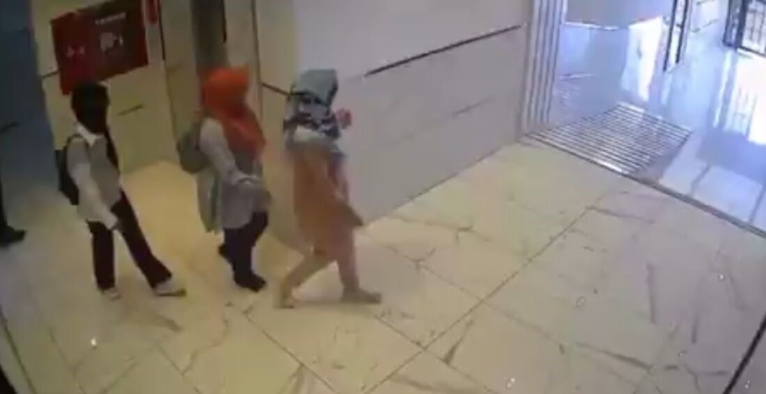 Gaziantep'te bir apartmana hırsızlık amacıyla giren üç kadın şüpheli, tanınmamak