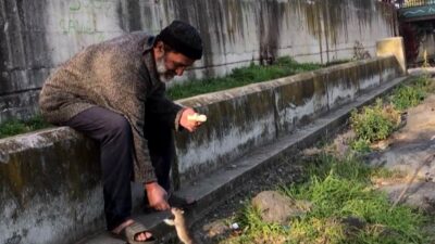 Samsun'da, 2021 yılında farelerle kurduğu özel bağ ile haberlere konu