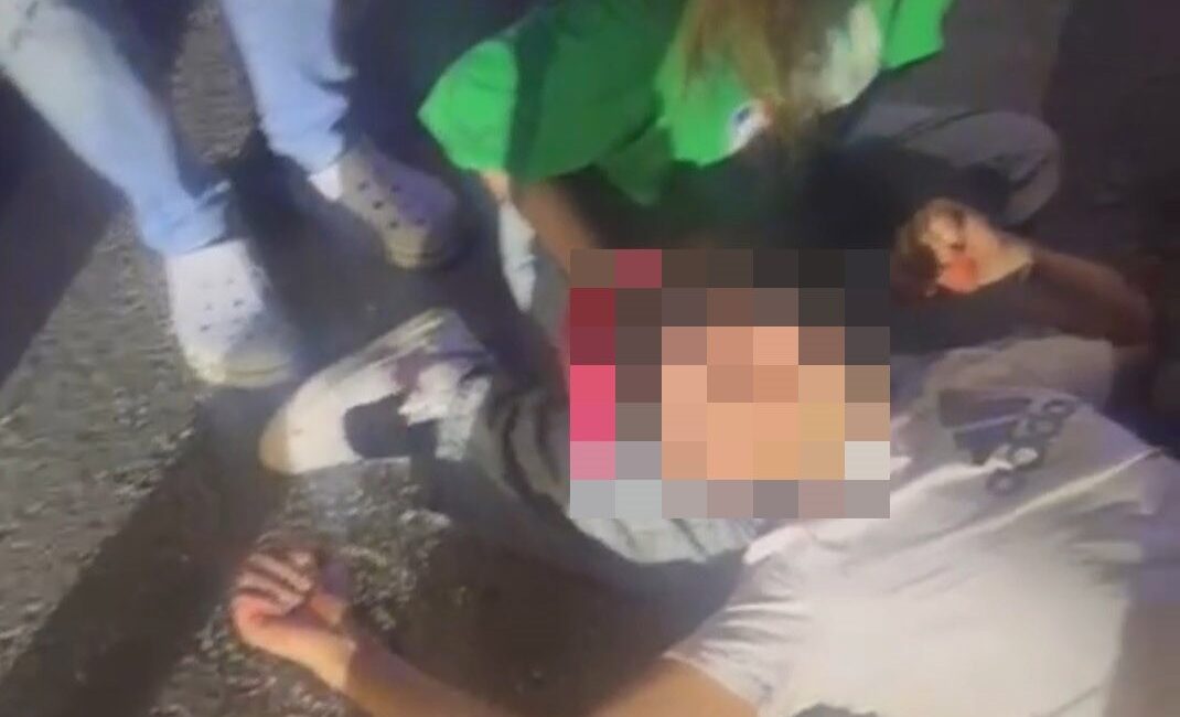 Tekirdağ'da meydana gelen trafik kazasında kontrolden çıkan bir otomobilin takla