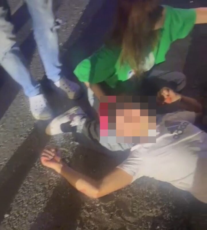 Tekirdağ'da meydana gelen trafik kazasında kontrolden çıkan bir otomobilin takla