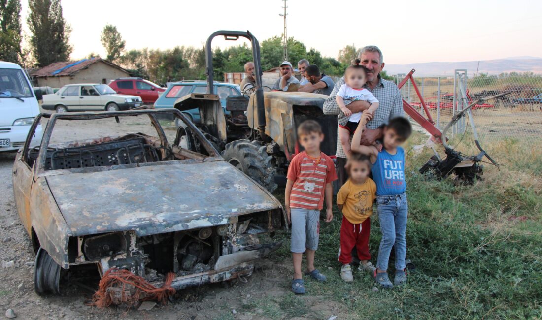 Amasya'da yaşanan elim bir yangın faciasında, dört torunuyla birlikte yaşayan
