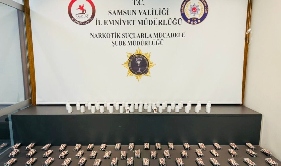 Samsun'da narkotik ekiplerinin düzenlediği operasyonda, sokak satıcılarına yönelik önemli bir