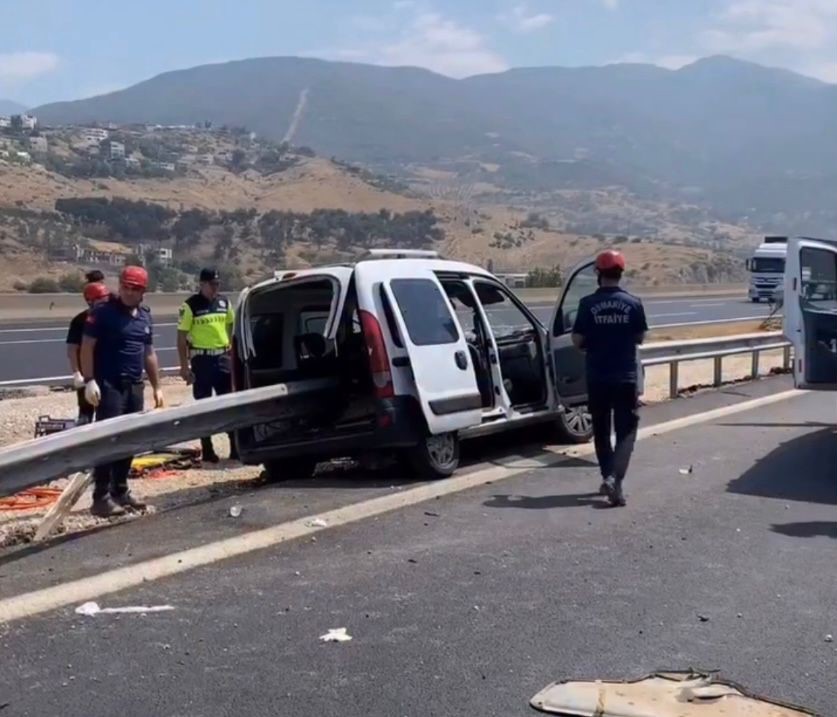 Osmaniye'de meydana gelen elim bir trafik kazasında, sürücüsünün kontrolünden çıkan