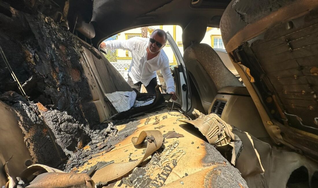 Antalya'da, Azeri asıllı Türk iş adamı B.M.'nin lüks otomobili, kimliği