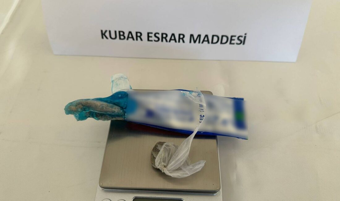 Elazığ'da, jandarma ekiplerinin gerçekleştirdiği yol kontrolü sırasında durdurulan bir araçtaki