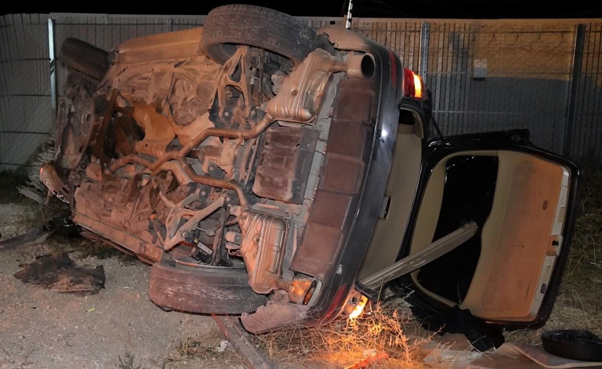 Aksaray'da meydana gelen trafik kazasında, alkollü bir sürücünün kullandığı otomobil,