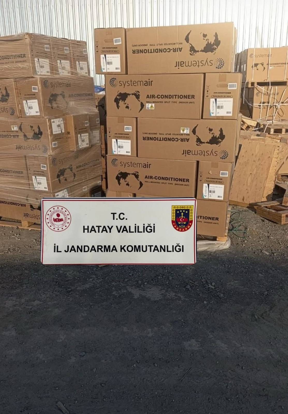 Hatay'ın Arsuz ilçesinde inşaat alanından piyasa değeri yaklaşık 1 milyon