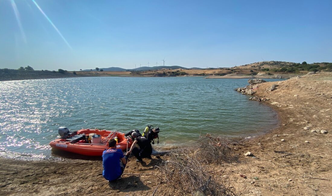 Balıkesir'in Karesi ilçesinde, serinlemek amacıyla sulama göletine giren 13 ve