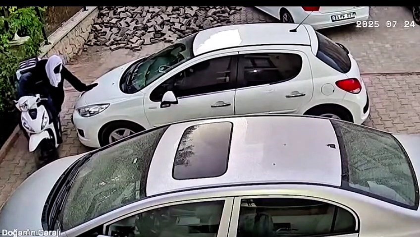 Elazığ'da meydana gelen iki ayrı olayda, kendilerini gizlemek için ilginç