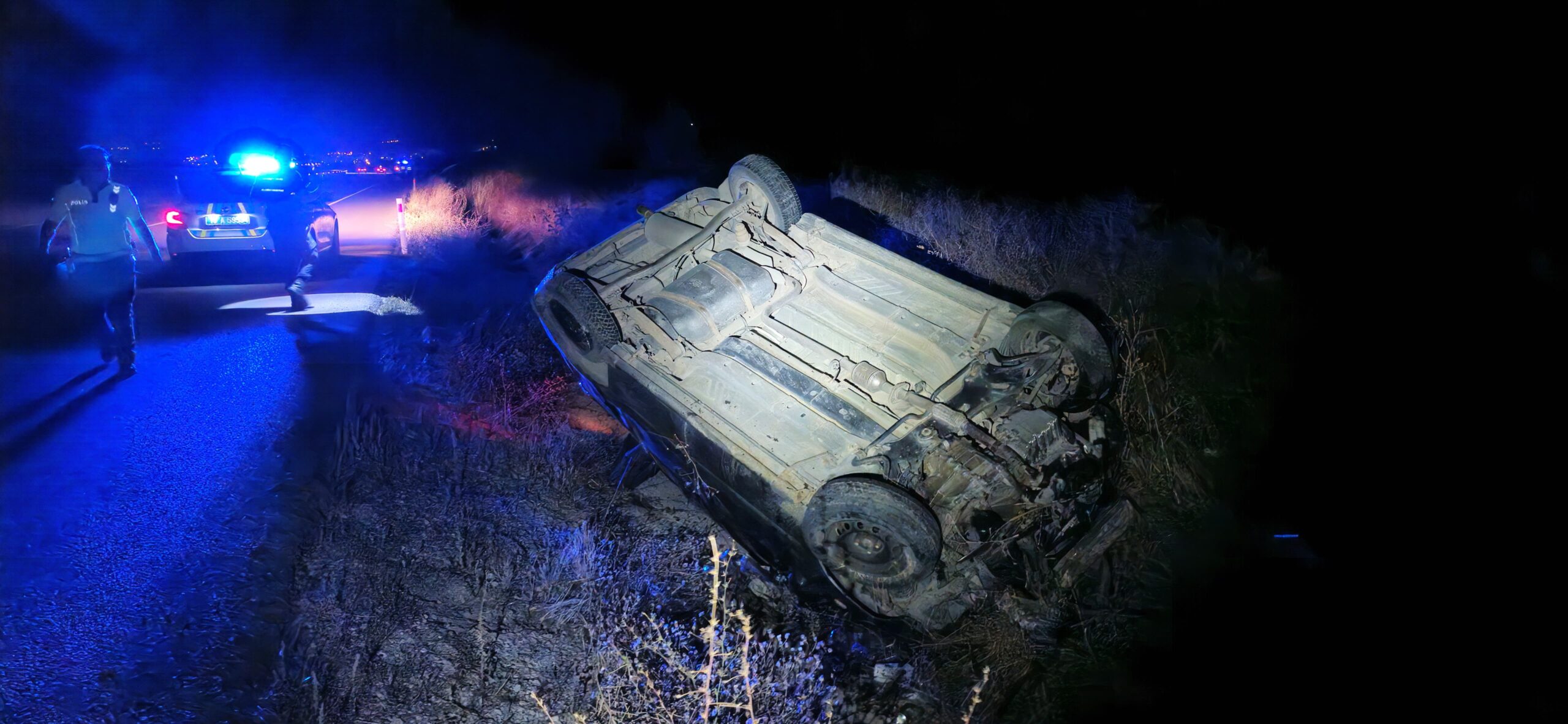 Çorum'da meydana gelen trafik kazasında, 16 yaşındaki ehliyetsiz sürücünün kullandığı