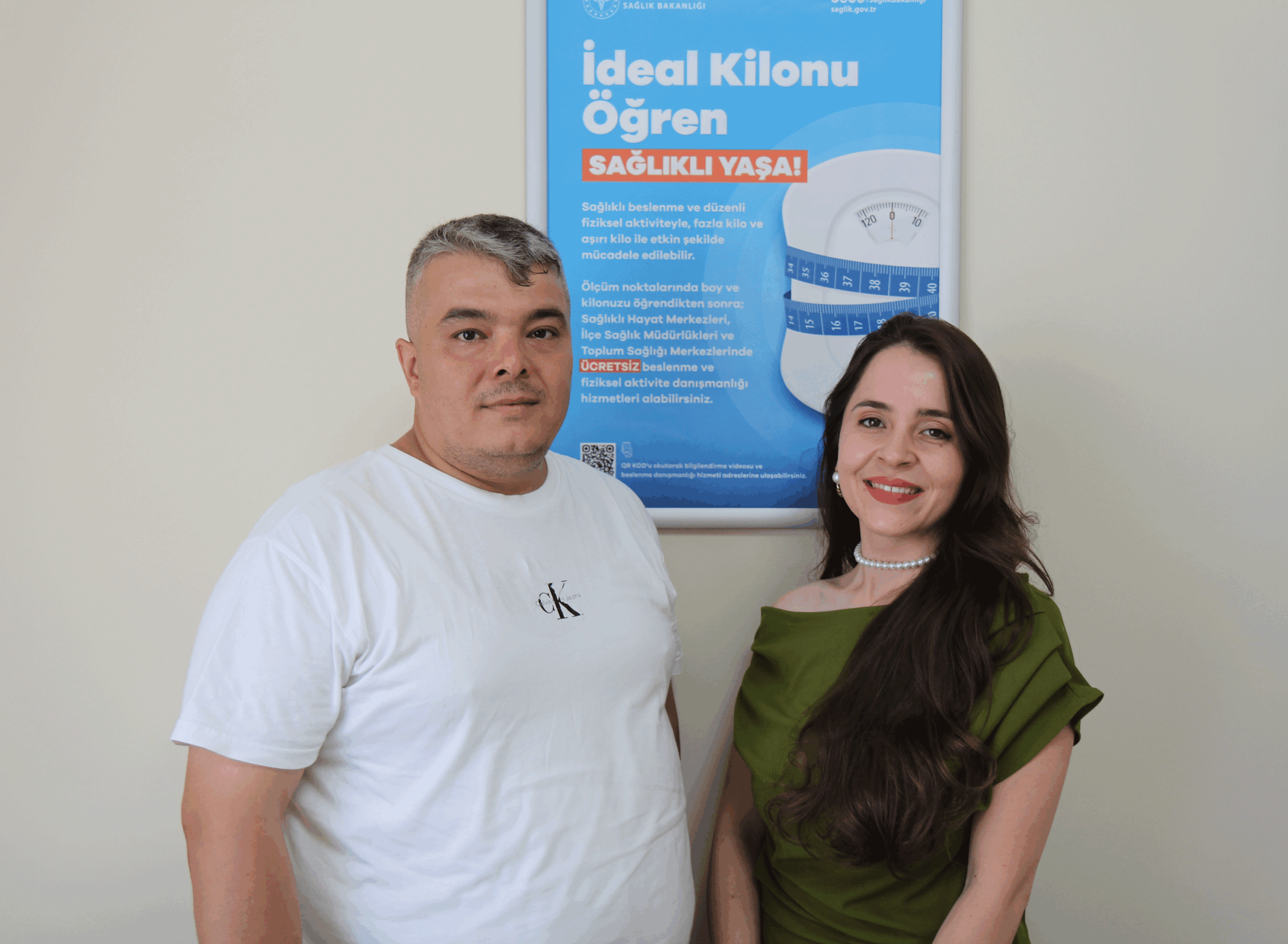 Sağlık Bakanlığı'nın Denizli'de yürüttüğü 'İdeal Kilonu Öğren, Sağlıklı Yaşa' projesi,