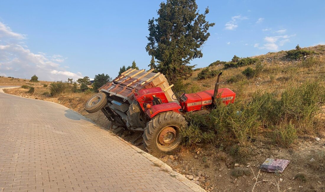 Çorum'da meydana gelen elim bir trafik kazasında, tarım ürünleri taşıyan