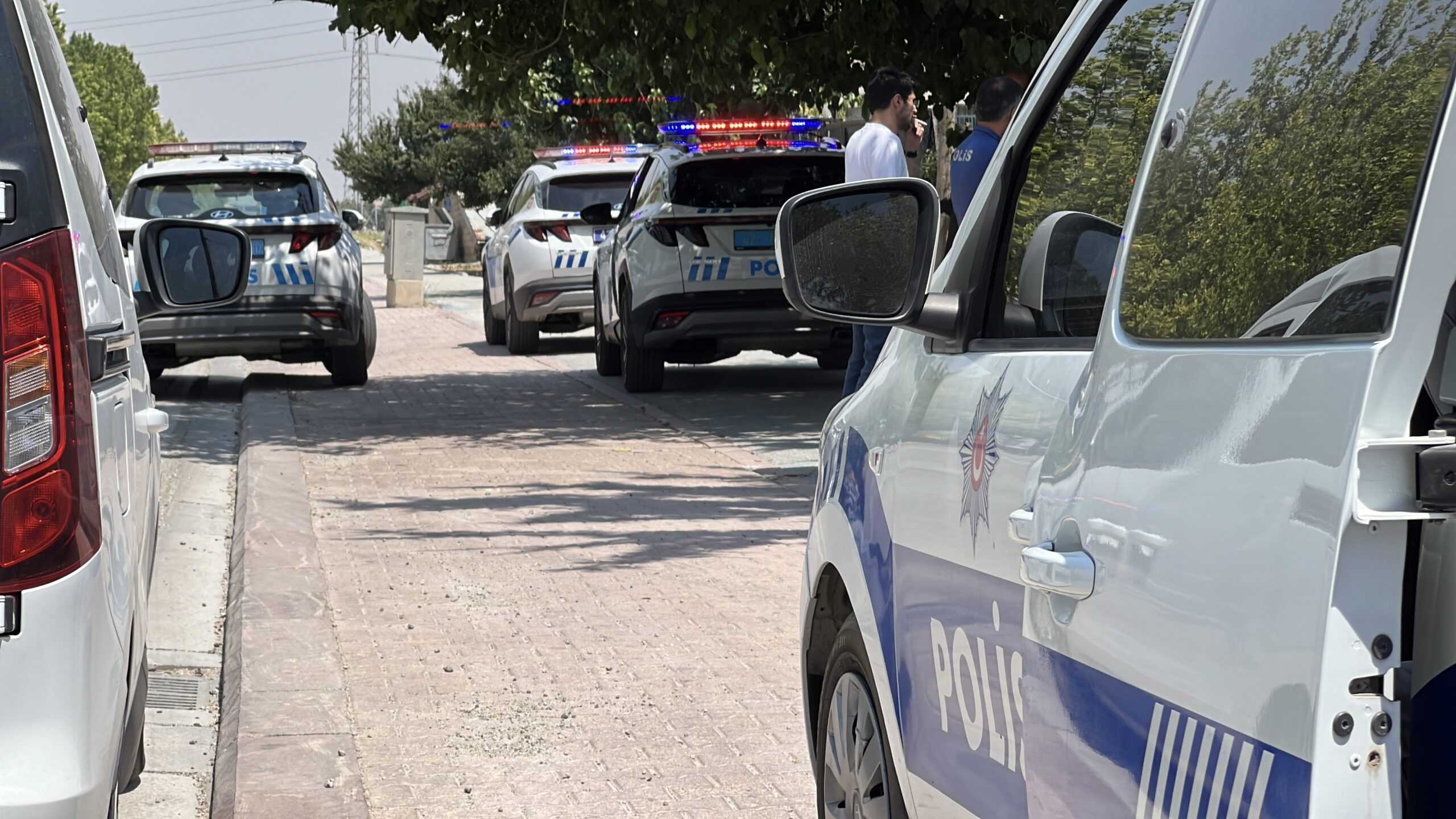 Konya'da, boşanma aşamasında olan bir çift arasında yaşanan tartışma şiddete