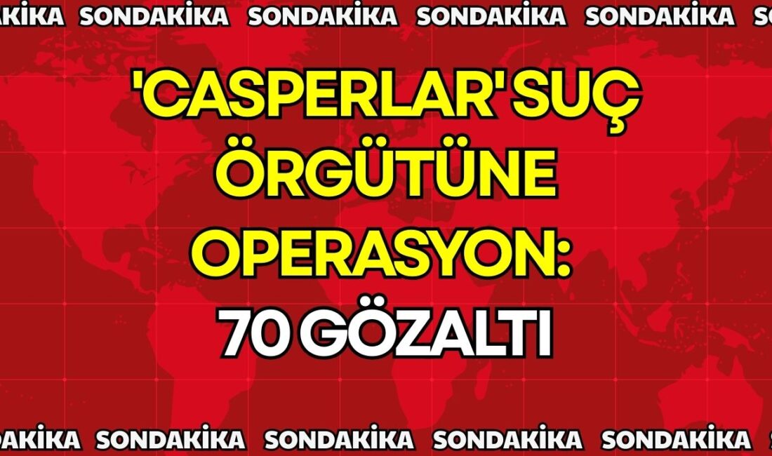  İstanbul'da, Hamuş kod adlı İsmail Atız liderliğindeki 'Casperlar' suç örgütüne