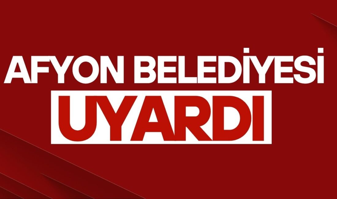 Afyonkarahisar Belediyesi, Belediye Başkanı Burcu Köksal adına açılan sahte bir