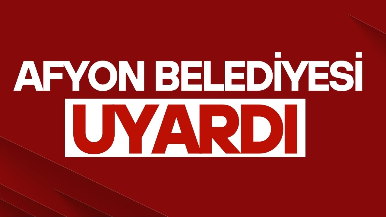 Afyonkarahisar Belediyesi, Belediye Başkanı Burcu Köksal adına açılan sahte bir