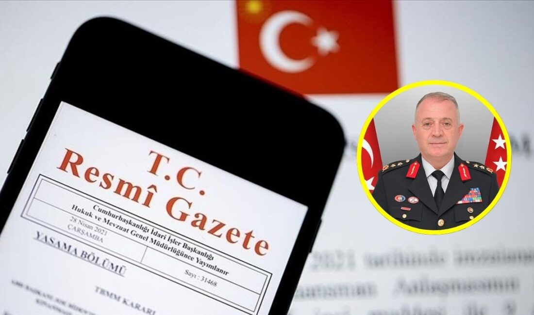 Resmî Gazete’de yayımlanan Jandarma Genel Komutanlığı ve Sahil Güvenlik Komutanlığına
