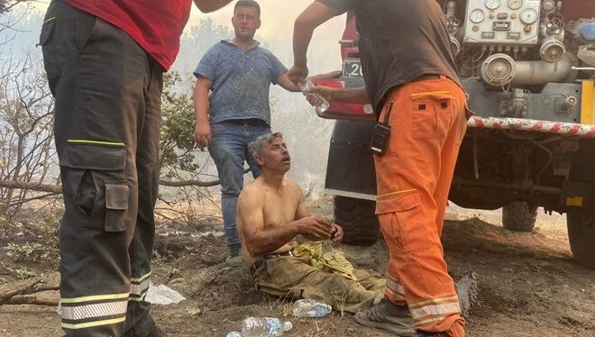   Eskişehir’in Seyitgazi ilçesindeki orman yangınında yaralanan Kader Dereli, Eskişehir