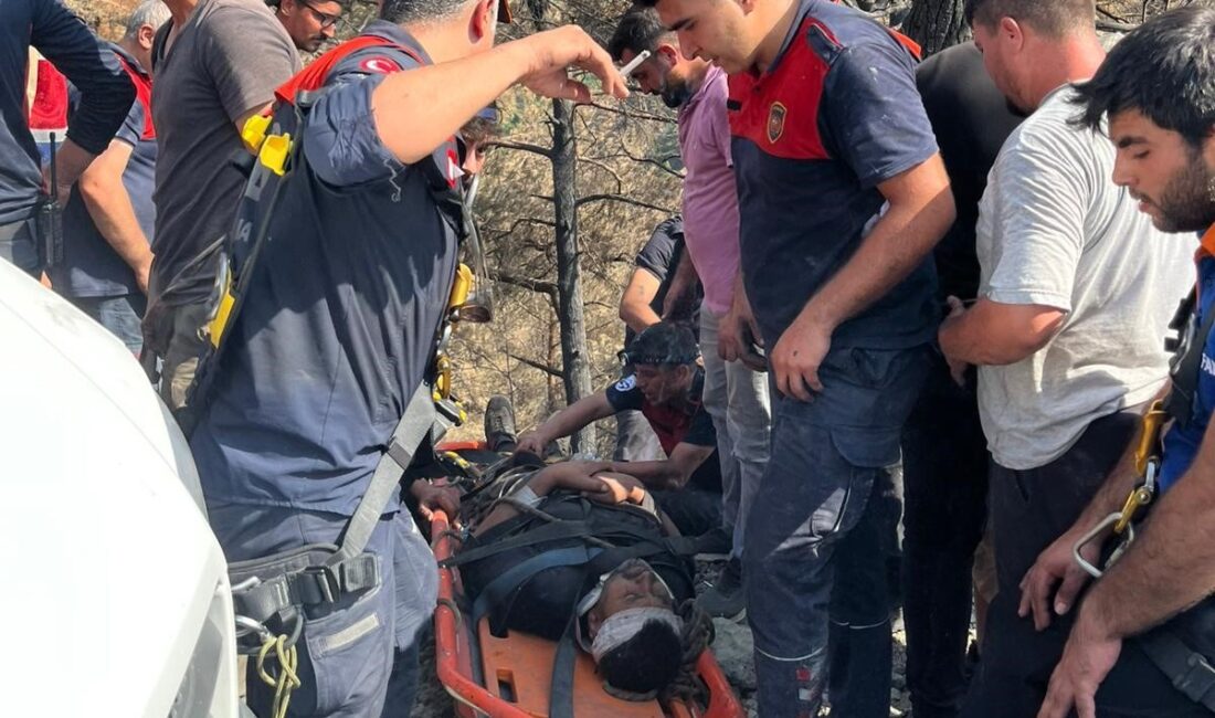 Hatay'ın Dörtyol ilçesinde, su borusu döşeme çalışmaları esnasında dengesini kaybederek