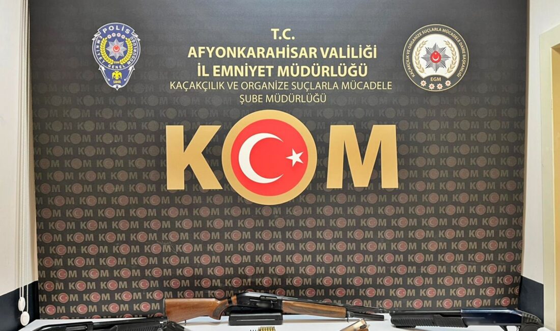 Afyonkarahisar İl Emniyet Müdürlüğü ekipleri tarafından suç ve suçlularla mücadele