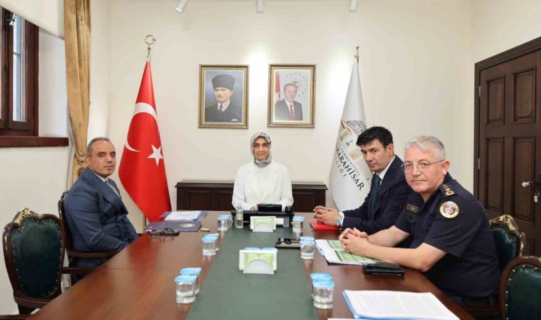 Afyonkarahisar Valisi Doç. Dr. Kübra Güran Yiğitbaşı’nın başkanlığında, il genelindeki