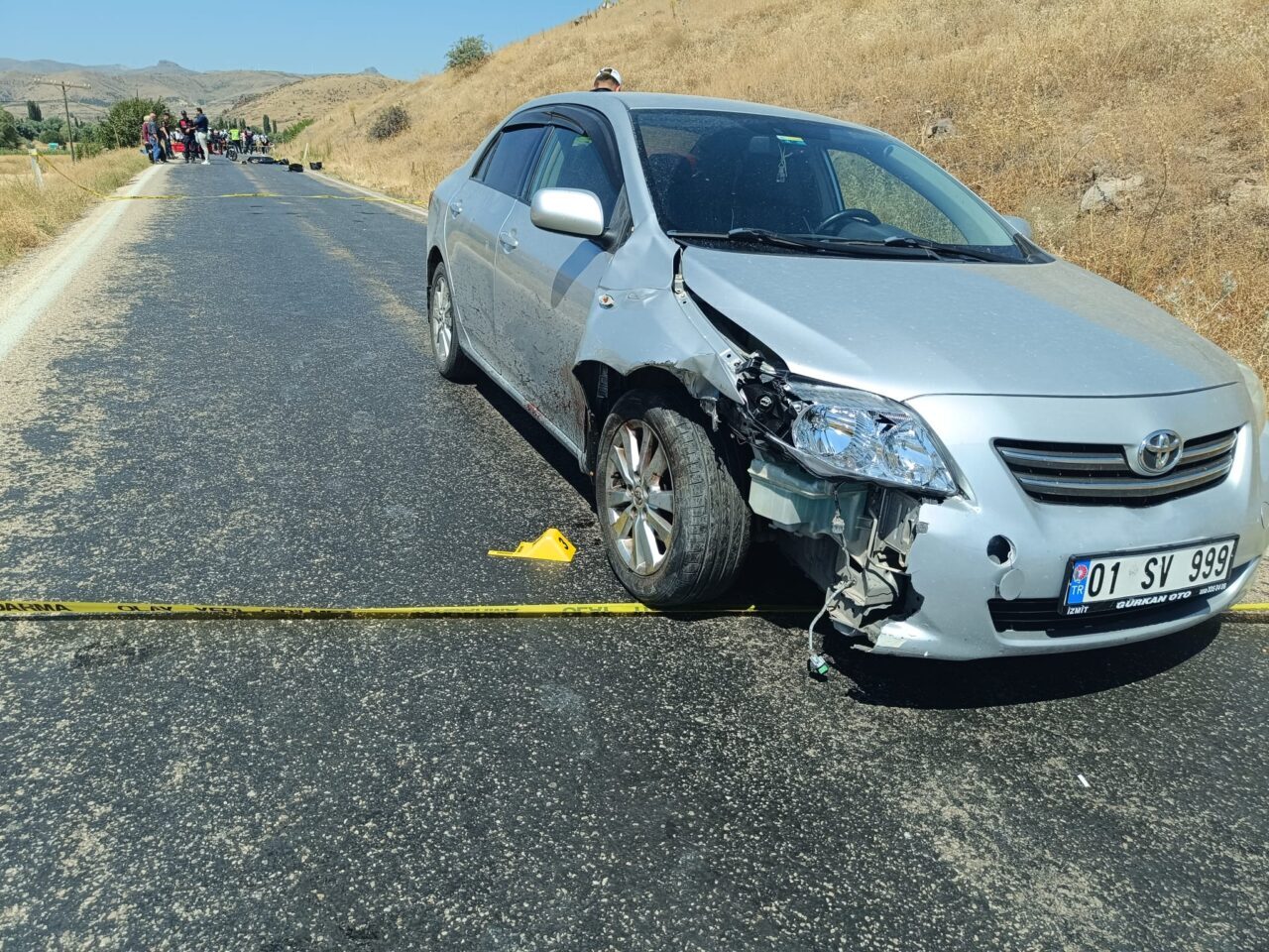 Afyonkarahisar’ın Şuhut ilçesinde otomobille üç tekerlekli motosikletin çarpışması sonucu meydana
