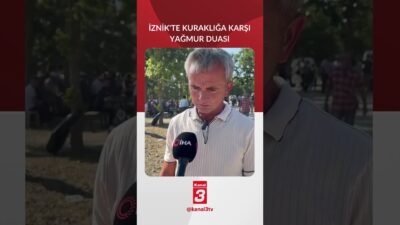 Bursa’nın İznik ilçesinde, aylar süren yağışsızlık ve artan orman yangınları