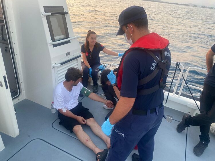 Muğla’nın Fethiye ilçesi açıklarında motoryatta rahatsızlanan bir kişi, Sahil Güvenlik