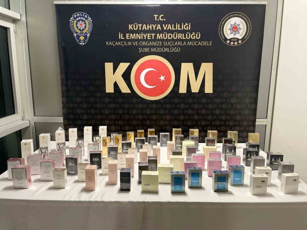 Kütahya İl Emniyet Müdürlüğü Kaçakçılık ve Organize Suçlarla Mücadele Şube