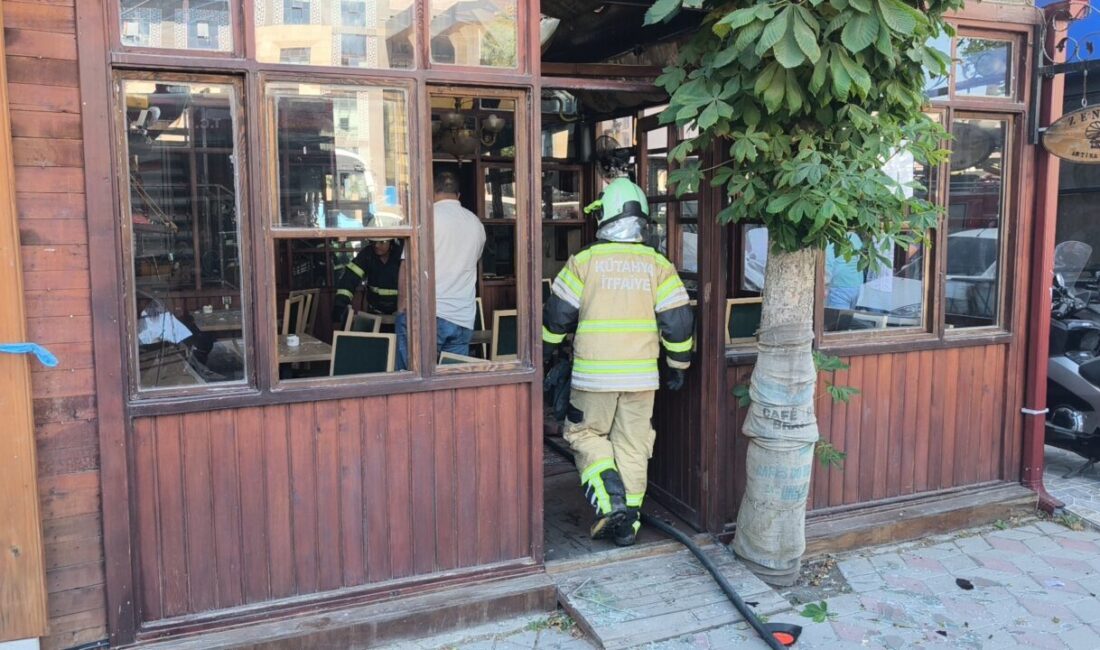 Kütahya’da bir kafede piknik tüpünün patlaması sonucu 1 kişi yaralandı.