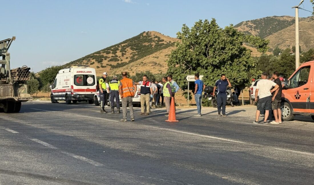 İzmir'in Tire ilçesinde motosikletle otomobilin çarpıştığı kazada 14 yaşındaki çocuk