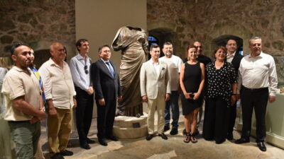 Muğla'nın Marmaris ilçesinde 5 yıl önce balıkçıların ağına takılan, ardından