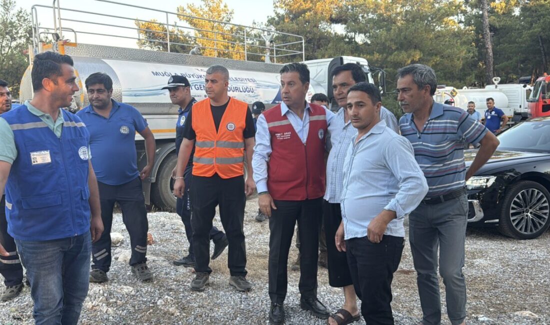 Muğla'nın Milas ilçesinde iki bölgede çıkan orman yangınlarından biri kontrol