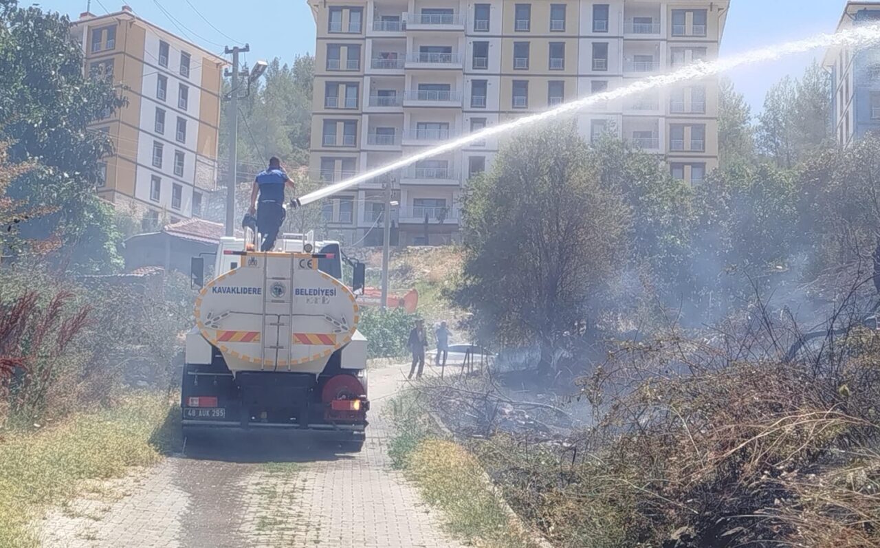 Muğla'nın Bodrum, Milas ve Kavaklıdere ilçelerinde çıkan yangınlar ekiplerin hızlı