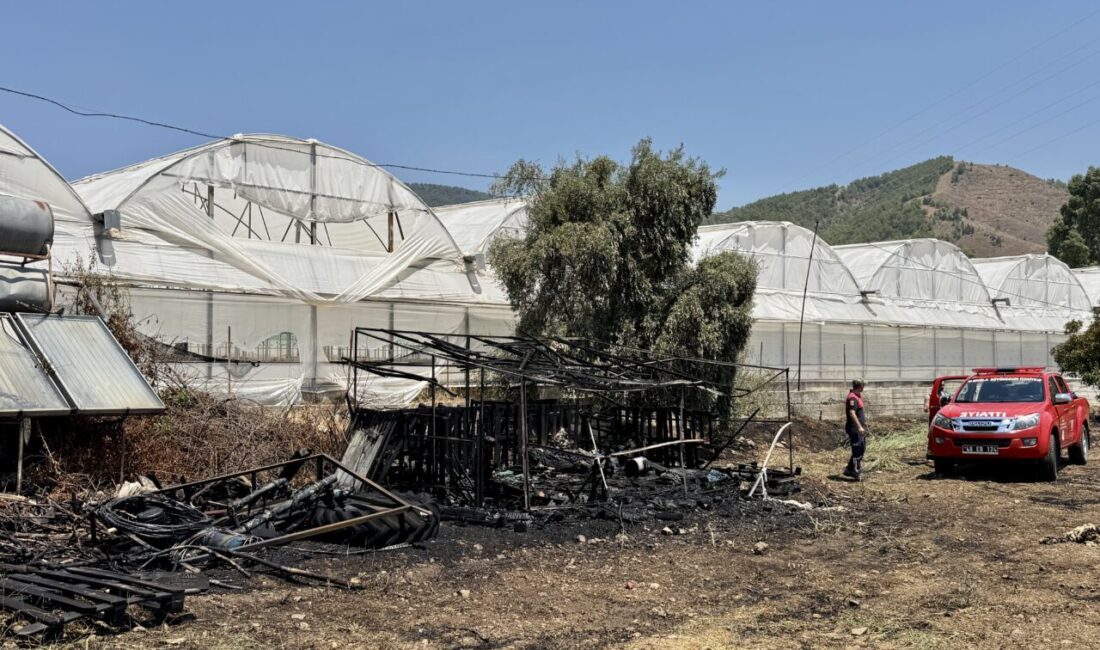 Muğla'nın Fethiye ilçesinde otluk alanda çıkan yangın, itfaiye ekiplerinin müdahalesiyle